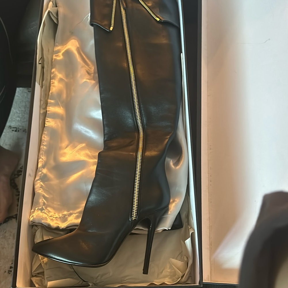 Giuseppe Zanotti Design High Heel Boot with Side Zip